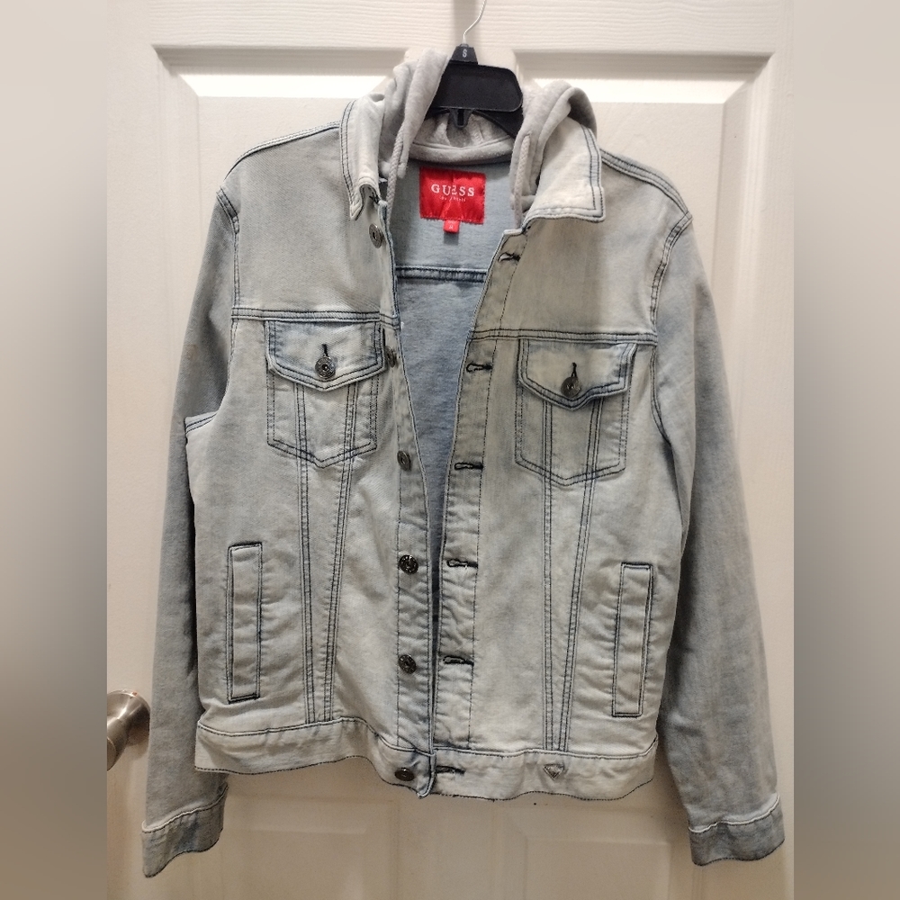 GUESS  jacket Soft Denim women’s Size Medium